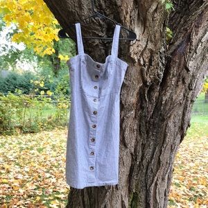 Striped button down Hollister dress